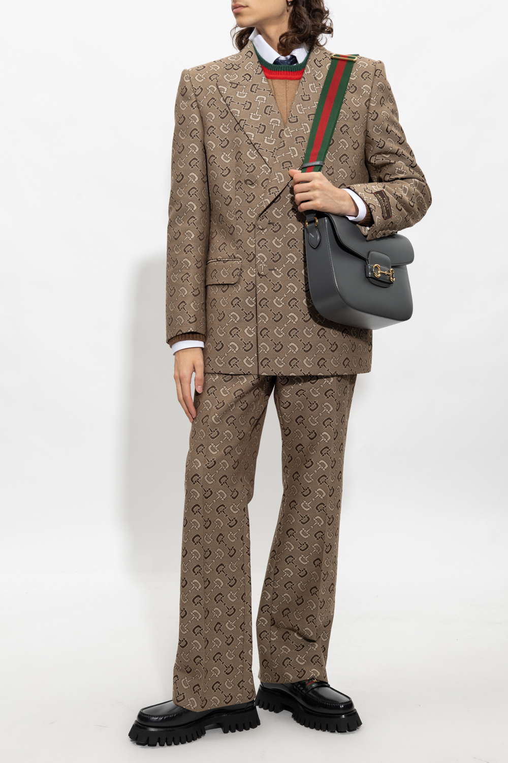 GUCCI(グッチ) / テーラードジャケット/46/ウール/BLK/28JNF1